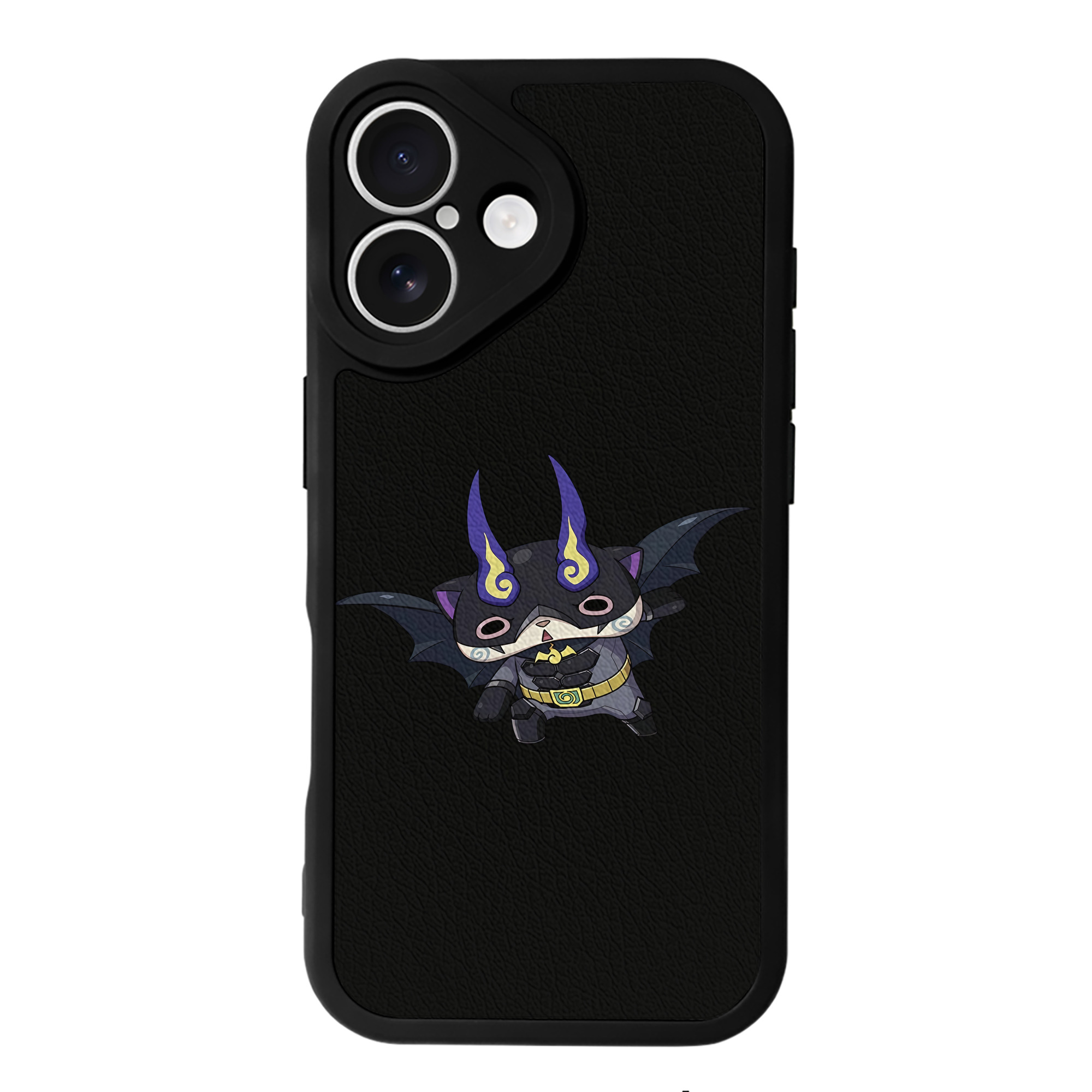 （画像用） 妖怪ウォッチ Yo-kai Watch 【iPhone 16シリーズ対応】シリコンスマホケース（レザー調） 材質：シリコン